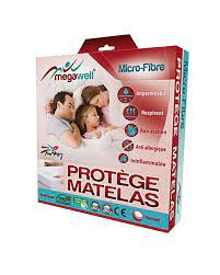  MEGAWELL – Protège Matelas Micro-Fibre